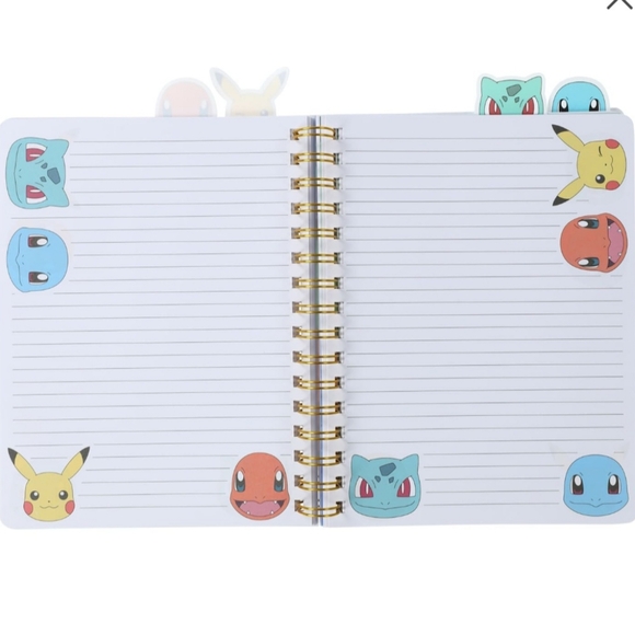 Pokemon Journal Book With Tab Dividers NWT - Picture 3 of 4